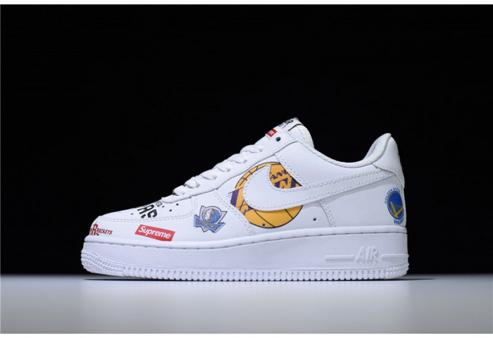 Nike Air Force 1 Mid ''07 x SUPREME NBA White AQ8017-101