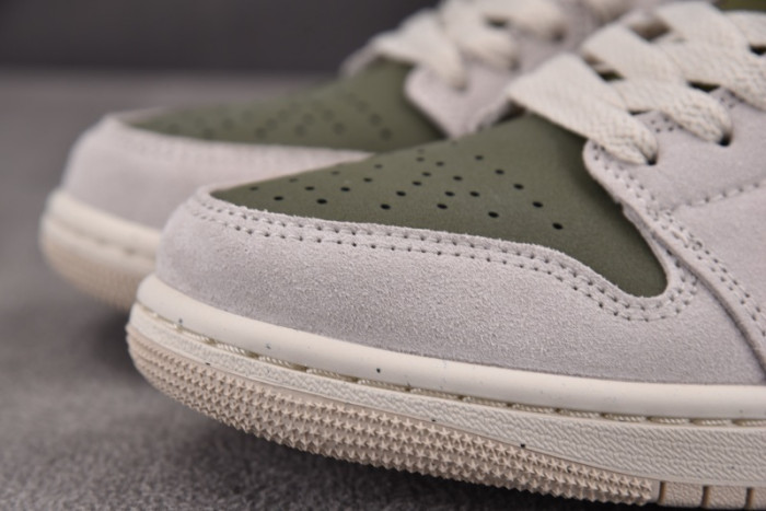 Air Jordan 1 Low SE Medium Olive Sail- HV4089-201