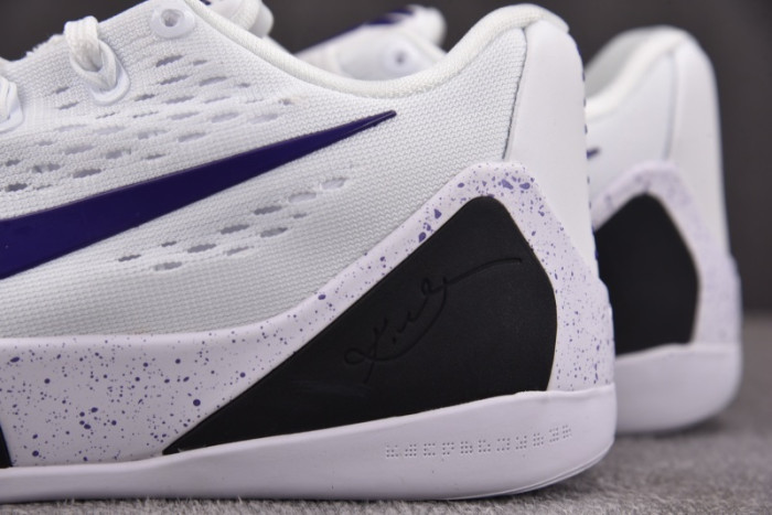 NK Kobe 9 Elite Low EM Protro White Court Purple - IH1401-100