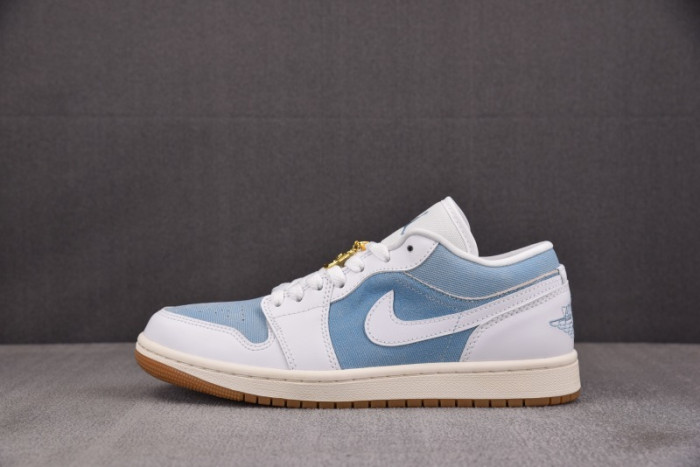 Air Jordan 1 Low SE Denim Worn Blue-HQ2004-400