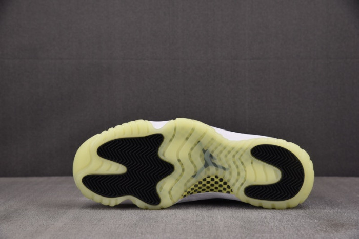 Air Jordan 11 Retro Black Barely Volt- IB1378-001