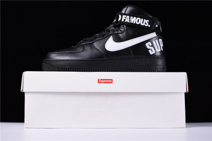 Supreme Nike Air Force 1 High SP Black DS F/W 698696-010