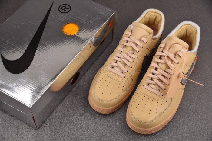 NK Air Force 1 Low Off-White Sesame- FD6900-200