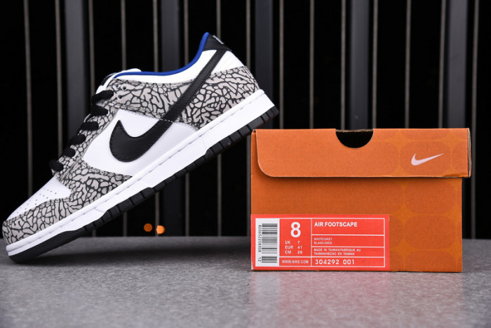 Nike Dunk SB Low Supreme White Cement 304292-001