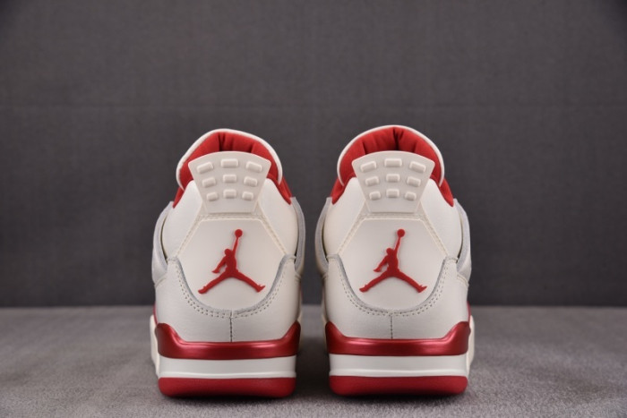 Air Jordan 4 Retro Pale Ivory Sierra Red-HV0823-108